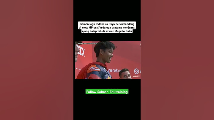 lagu Indonesia Raya berkumandang di Italia, Veda ega juara 1- MotoGP #vedaegapratama #motogp #news