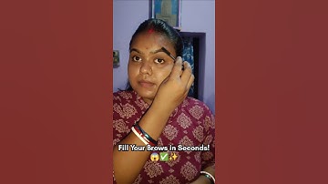 Easy Eyebrows filling Hack!😱✅✨ #shorts #youtubeshorts #eyebrows #hack #pujaqueenofficial #beautyhack