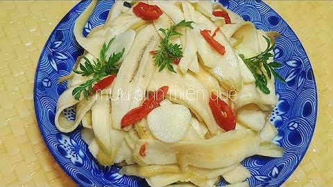 DƯA CHUỐI- Cách làm  chuối chát ngâm chua ngọt Không Chát  không bị đen kiểu mới l Mưu sinh miền quê