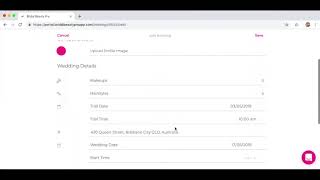 Bridal Beauty Pro - How to Edit a Booking screenshot 3