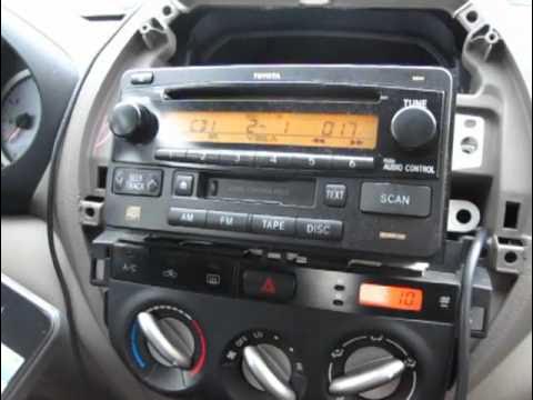 Как снять магнитолу рав 4 GTA Car Kits - Toyota Rav4 2001-2005 install of iPhone, Ipod, AUX and MP3 adapte