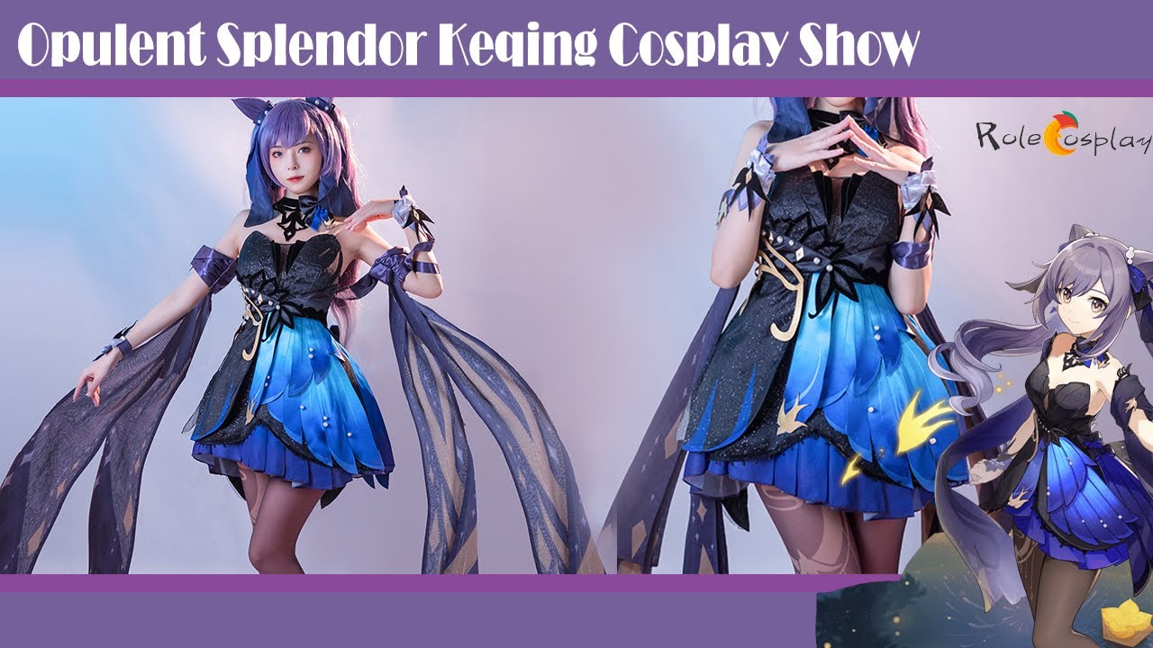 Opulent Splendor Keqing Cosplay Show - YouTube