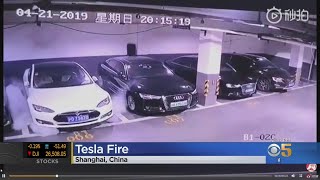 Video Of Parked Tesla That Appears To Explode In China Goes Viral