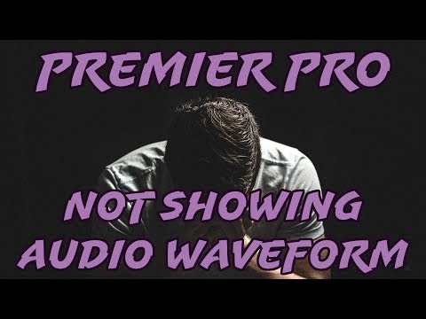 FIX Missing Audio WAVEFORM in Premier Pro