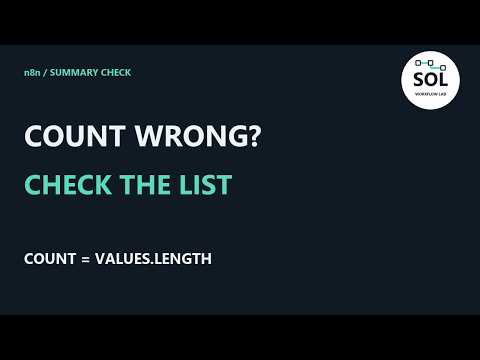 n8n Row Counts: Check count Against values.length Before Branching