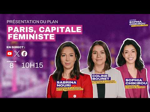Presentation of the "Paris, feminist capital" plan