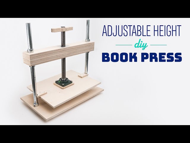 How to build a DIY book press // LARGE A2 Size! 
