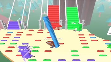 Bridge race - All levels Gameplay walkthrough Android, iOS Max VKX5Z #video #shape #shorts