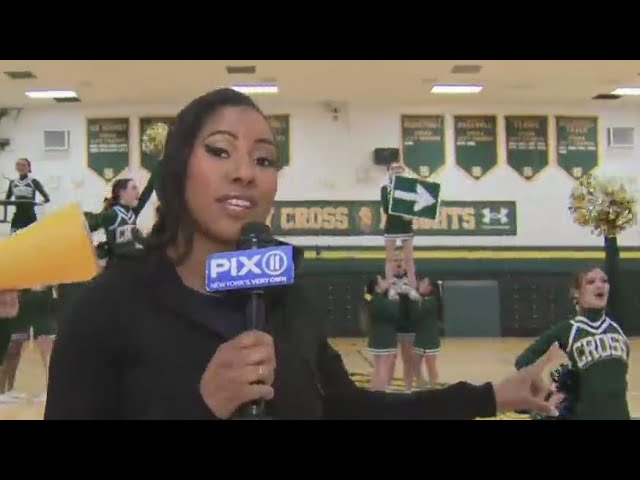 Holy Cross High School Cheer Team On Going To Nationals
