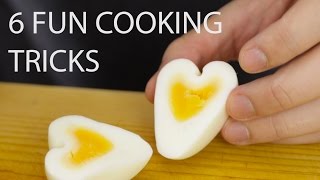 6 Fun Cooking Tricks(6 Amazing Cooking Hacks For Your Home Kitchen! see my other tricks videos here: https://www.youtube.com/watch?v=af3dEbAd4Os & here: ..., 2016-03-24T01:59:20.000Z)