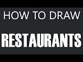 Drawings Of Inside Of Restraunt Simple