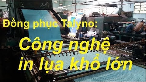 In lụa khổ lớn - Hướng dẫn in lụa trên vải khổ lớn