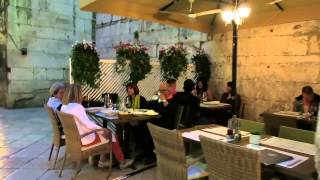 Time Lapse Walking Old Town Split Croatia
