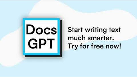 Introducing DocsGPT: The AI tool for Google Docs™