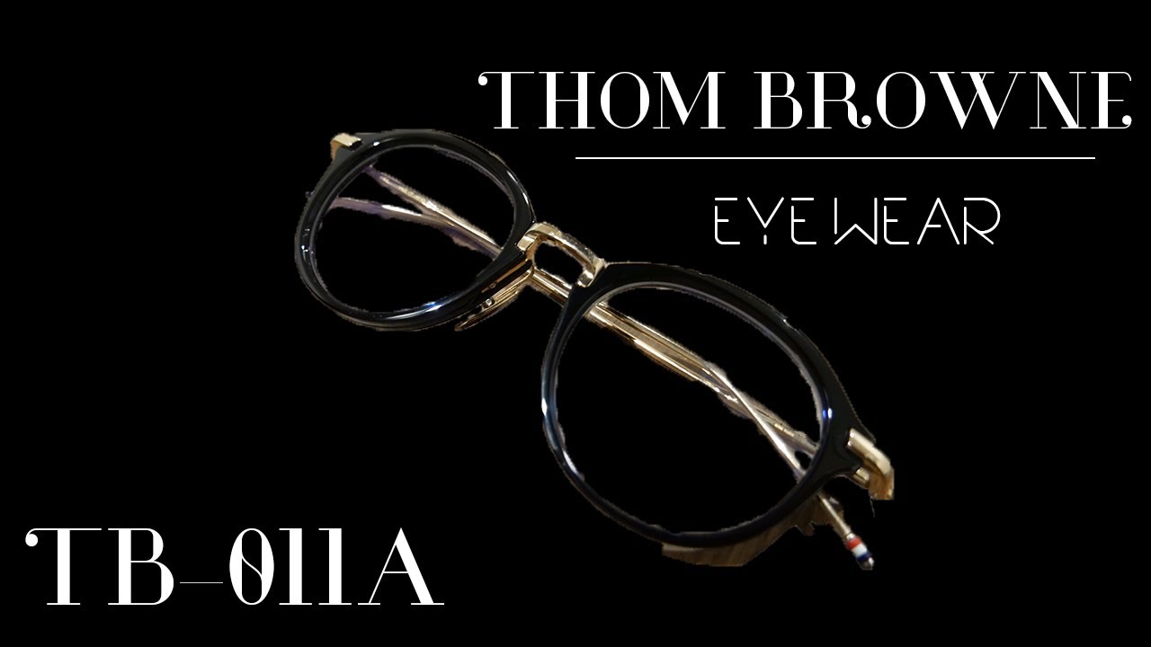 THOM BROWNE】最高な伊達眼鏡を紹介します。 - YouTube