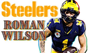 Unleashing Roman Wilson: Explosive Highlights of the Steelers' Draft Pick