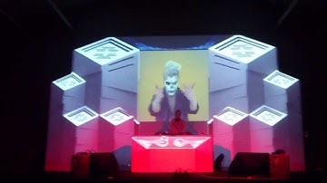 VJ VITAL @ TESLA9 fest 2013 Realtime 3D Mapping & VJing