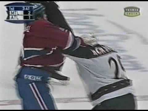 Stephane Quintal vs Darcy Hordichuk Nov 22, 2001