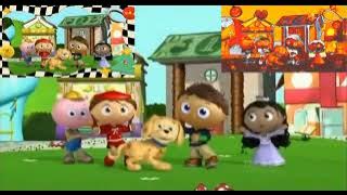 Super Why Hip Hip Hooray Side by Side