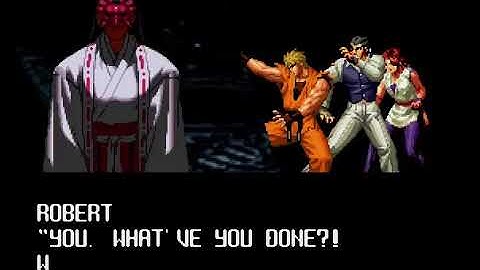 KOF 2003 Masked Host Reveal - Chizuru and Maki (Art of Fighting)