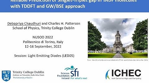 22LED05 Reliable prediction of the singlet-triplet gap in TADF molecules with GW/BSE approach