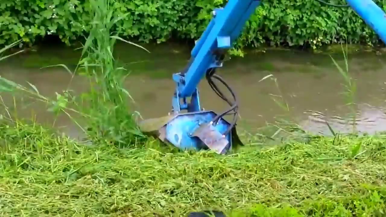 🔵 DHA600 Стреловая косилка OSMA 6м  на тракторе Fiat 1000 Super