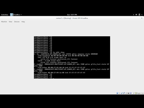 How to setup network after RHEL/CentOS 7 minimal installation