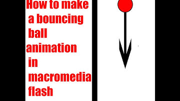 How to make bouncing ball animation in Macromedia Flash