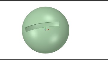 Putting slots in a Hollow sphere with DesignSpark Mechanical
