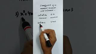 Algebra Identify Monomial, Binomial, Trinomial And Polynomial