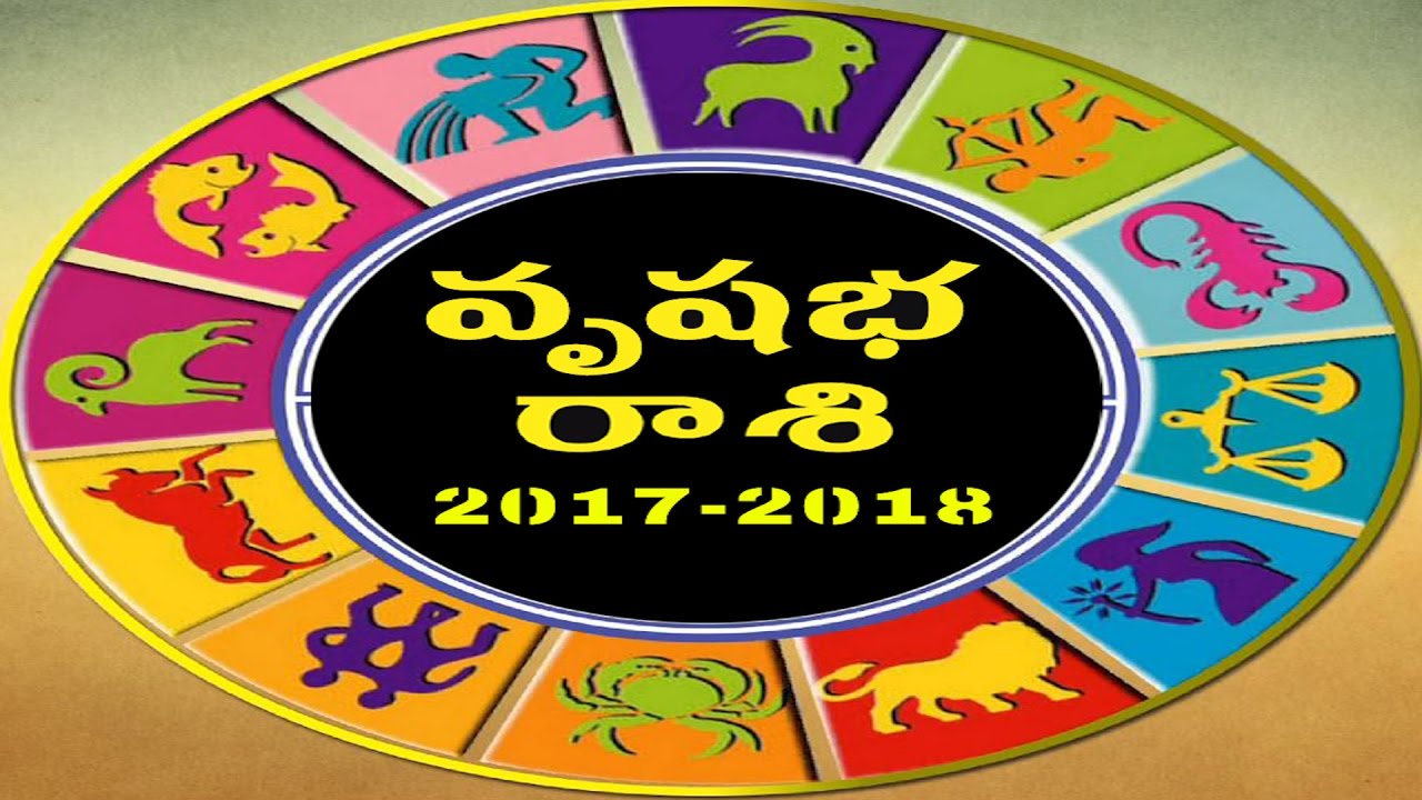Vrushaba Rasi(Taurus Horoscope) Telugu Panchangam 201718 వృషభ రాశి
