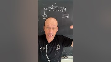 #physicsquestion what does the scale read?  #physics #physicsteacher #forces #newtonssecondlaw