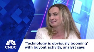 'Technology is obviously booming' with buyout activity, analyst says
