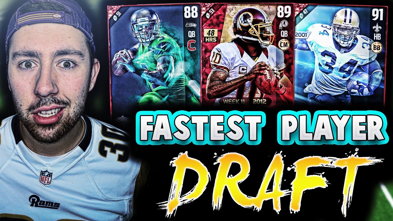 FASTEST PLAYER DRAFT! 89 RGIII 4 TD'S! | MADDEN 17 DRAFT CHAMPIONS CHALLENGE