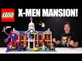I BUILT THE LEGO X-MANSION!!! Lego Marvel X-Men '97 Set 76294 ft. Wolverine Speed-Build &amp; Review!