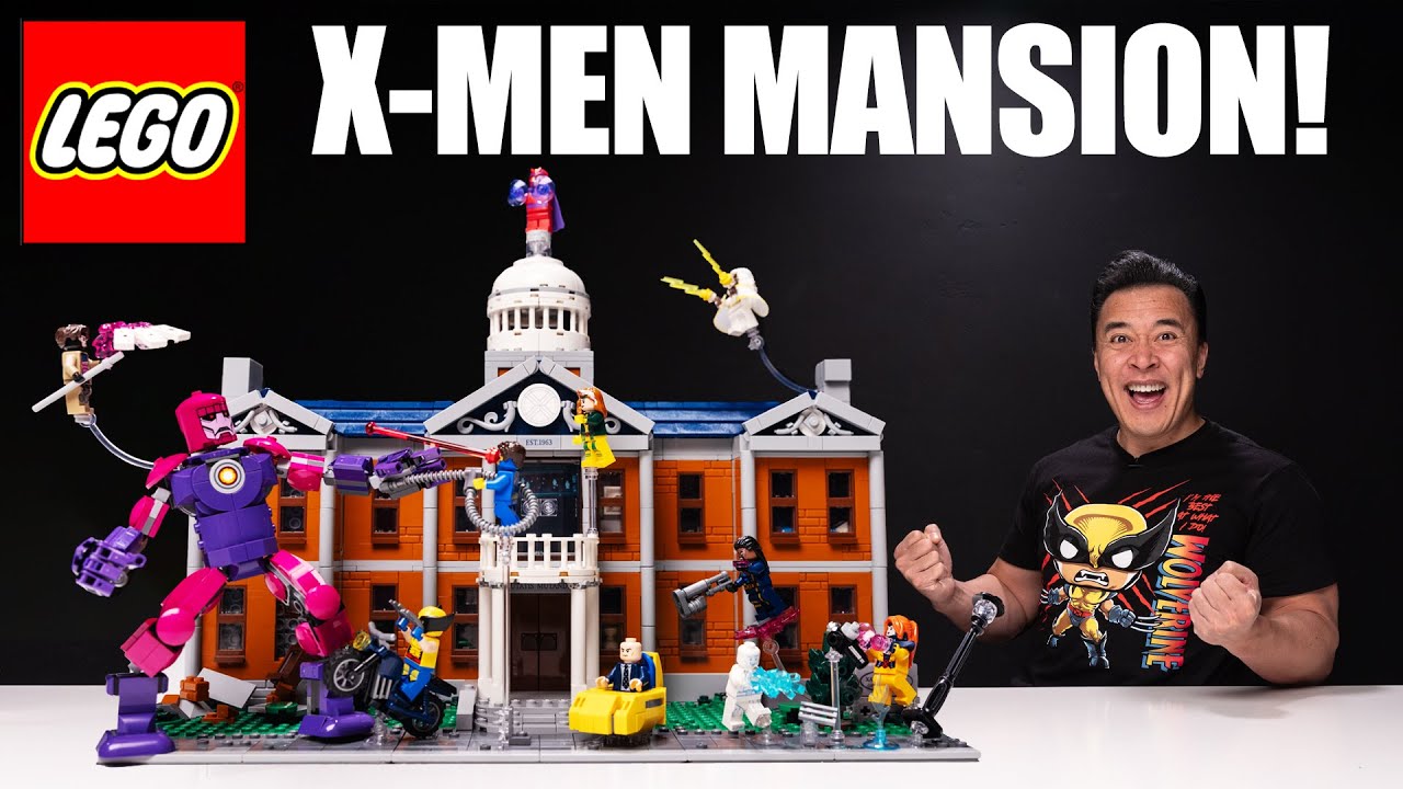 I BUILT THE LEGO X-MANSION!!! Lego Marvel X-Men '97 Set 76294 ft. Wolverine Speed-Build & Review!