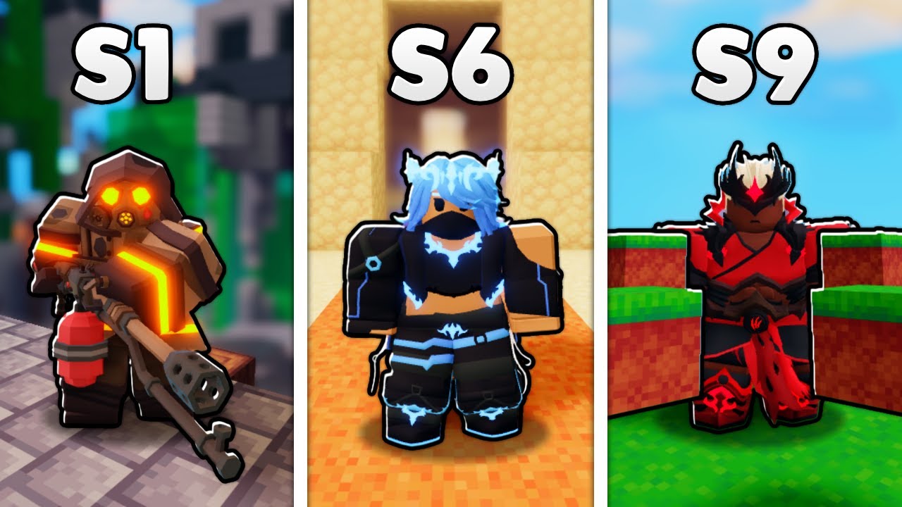 Итак, я использовал ВСЕ комплекты 50-го уровня в Roblox Bedwars.