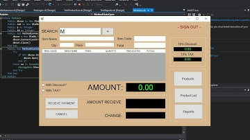 Coffee Shop Point of Sale Using Visual Basic .NET