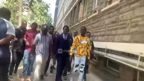 KASMUEL MCOURE FACES HOSTILE CROWD DURING END FEMICIDE MARCH IN NAIROBI CBD