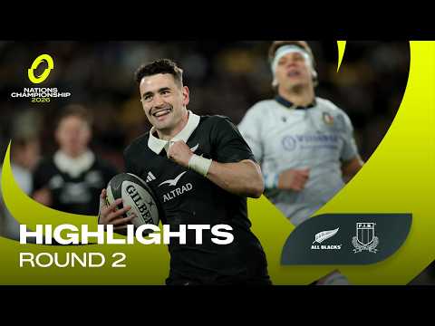 NEW ZEALAND v ITALY | Nations Championship Rd 2 Highlights | 2026