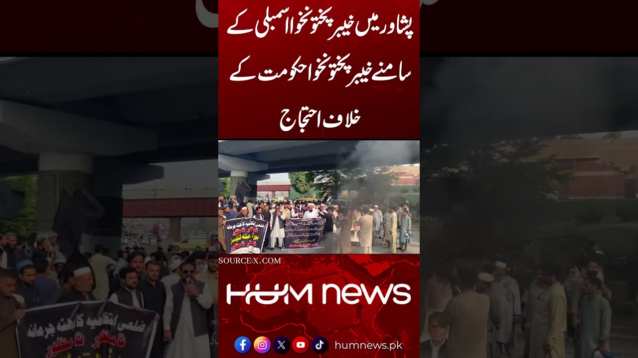 Protest Against KP Government in Peshawar | Hum News | Pakistan