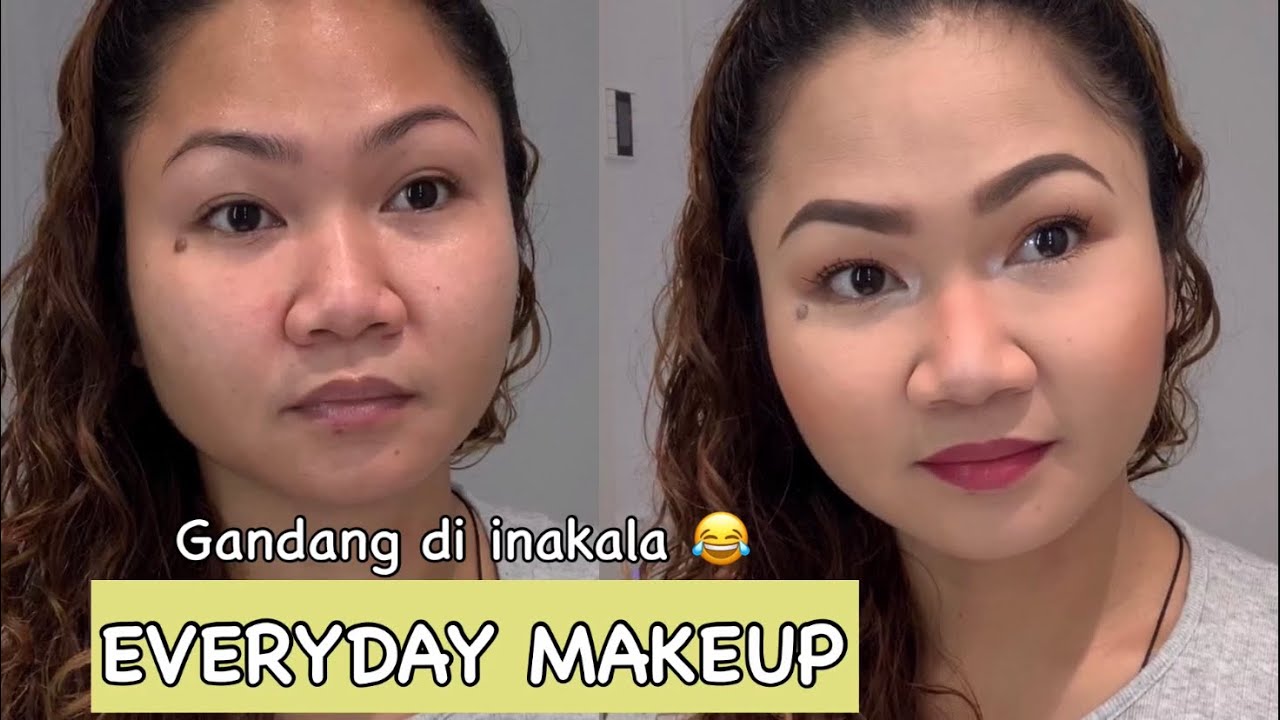 Simple Everyday Makeup Tutorial Tagalog by Mommy Gha YouTube