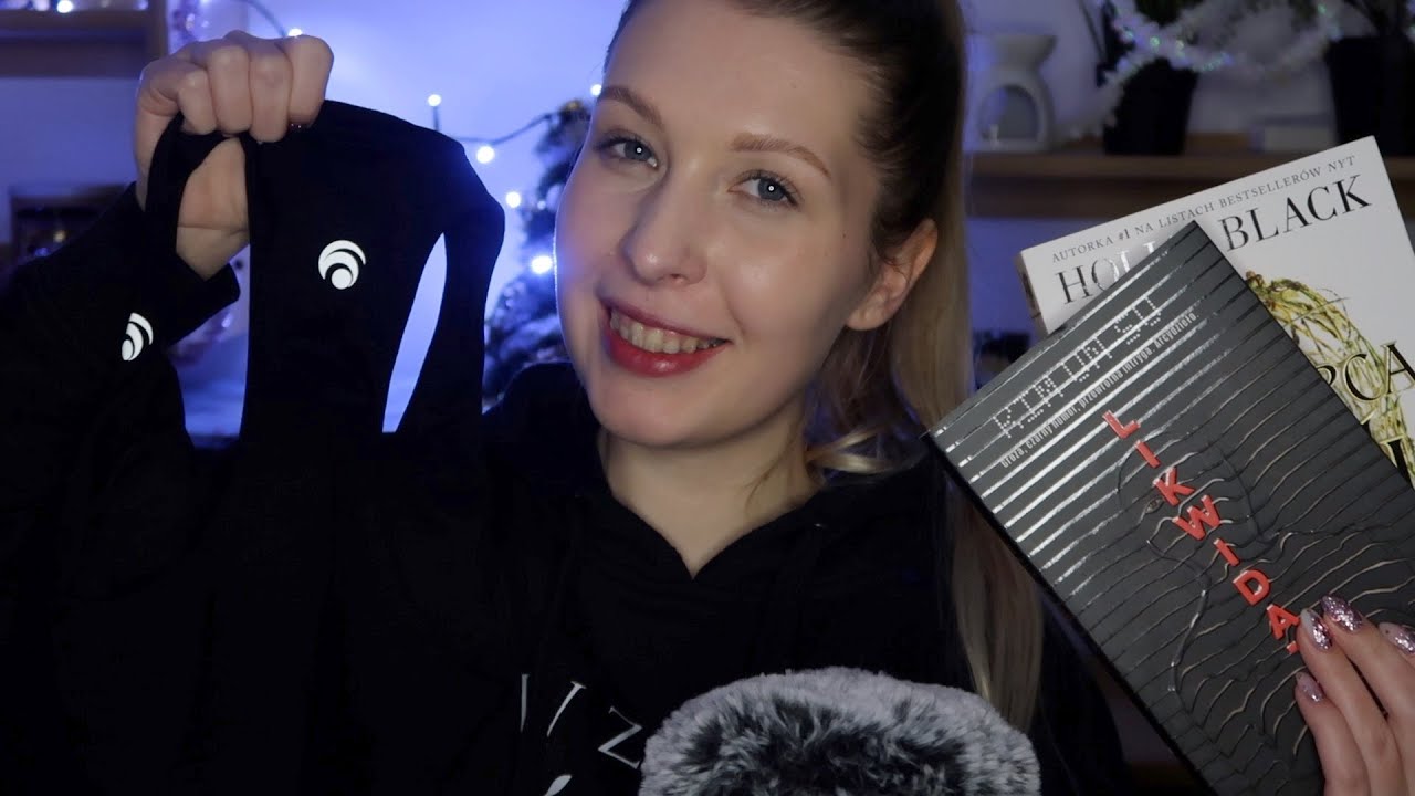 [ASMR] HAUL Z VINTED 🛍️💰 (szept, dźwięki materiałów, książek, szkła)