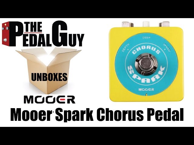 ThePedalGuy Unboxes The Mooer SCH1 Spark Chorus Pedal - YouTube