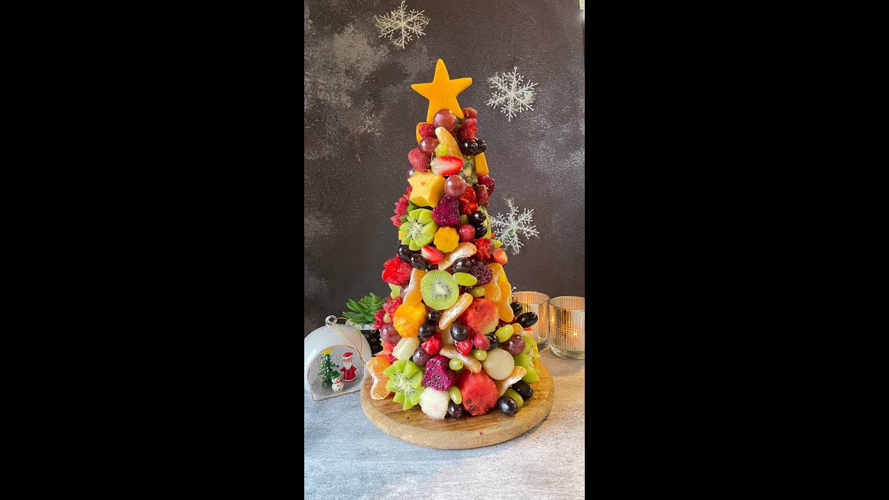 Плодовая рождественская елка 🌲😍 