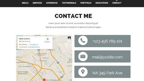 How to Edit "Contact Me" Section? | Premium Adobe Muse Template "Ninja Theme"