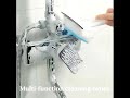 Plastic Kitchen Wiper & Glass Squeegee Double-Sided Glass Cleaner | Window & Kitchen Cleaning Brush
