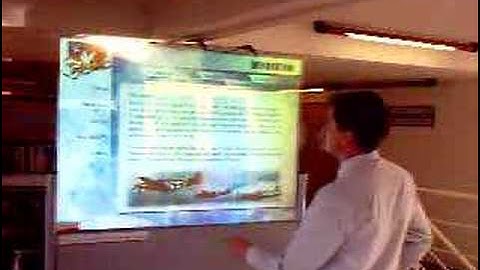 Rear Projection Interactive Information Point