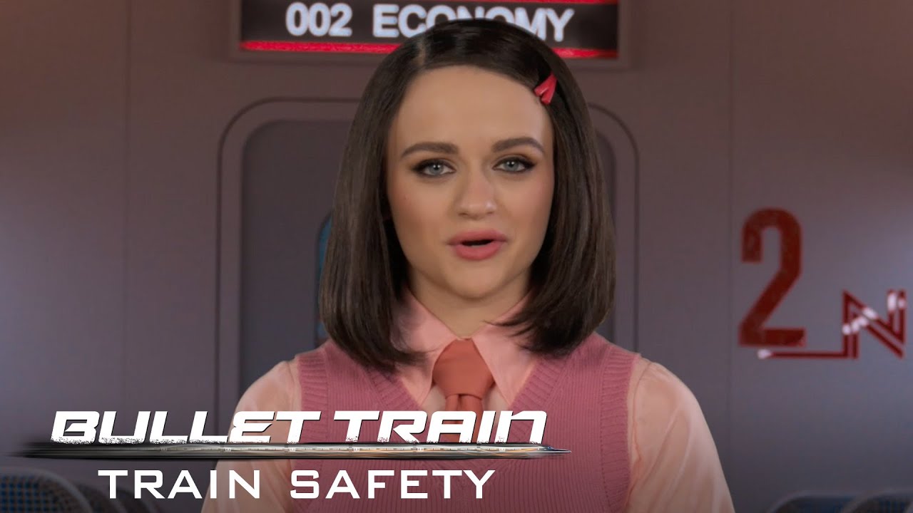 BULLET TRAIN Train Safety Tips With Joey King YouTube BULLET TRAIN Train Safety Tips With Joey King YouTube