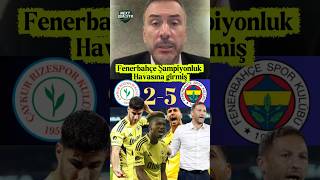 Ertem Şener Fenerbahçe Şampiyonluk Havasına Girmiş